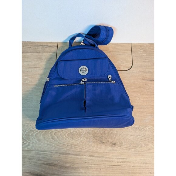 Baggallini Naples Backpack RFID blocking Convertible Blue Travel Lightweight - Picture 1 of 6